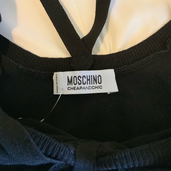 Black Moschino tank top - New Without Tags - Picture 4 of 6